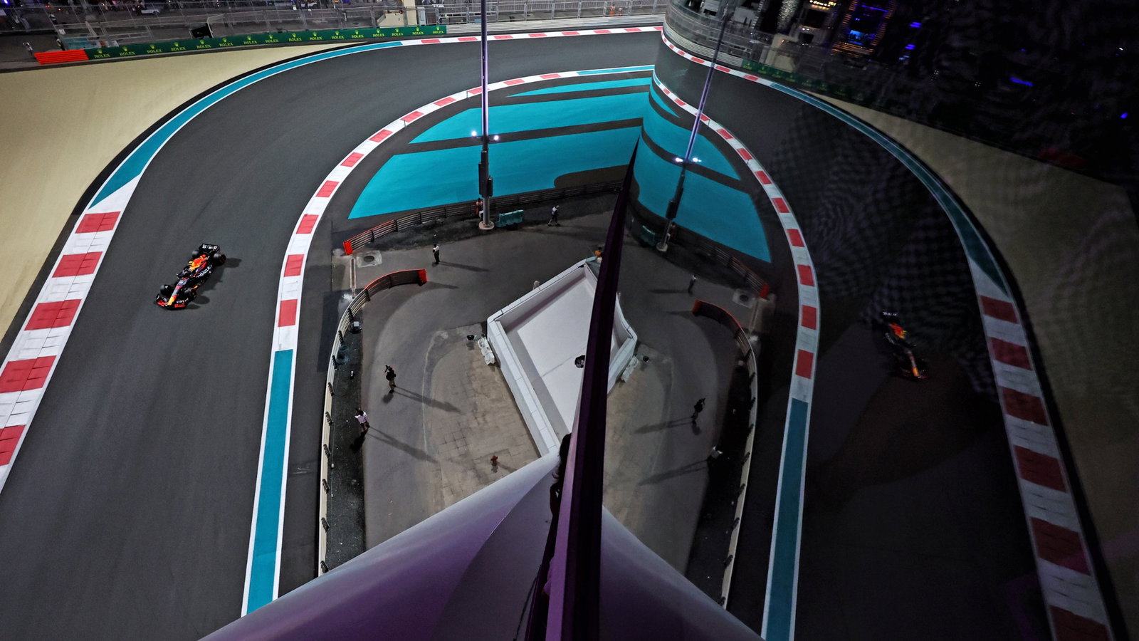 Sergio Perez (MEX) Red Bull Racing RB19. Formula 1 World Championship, Rd 23, Abu Dhabi Grand Prix, Yas Marina Circuit,