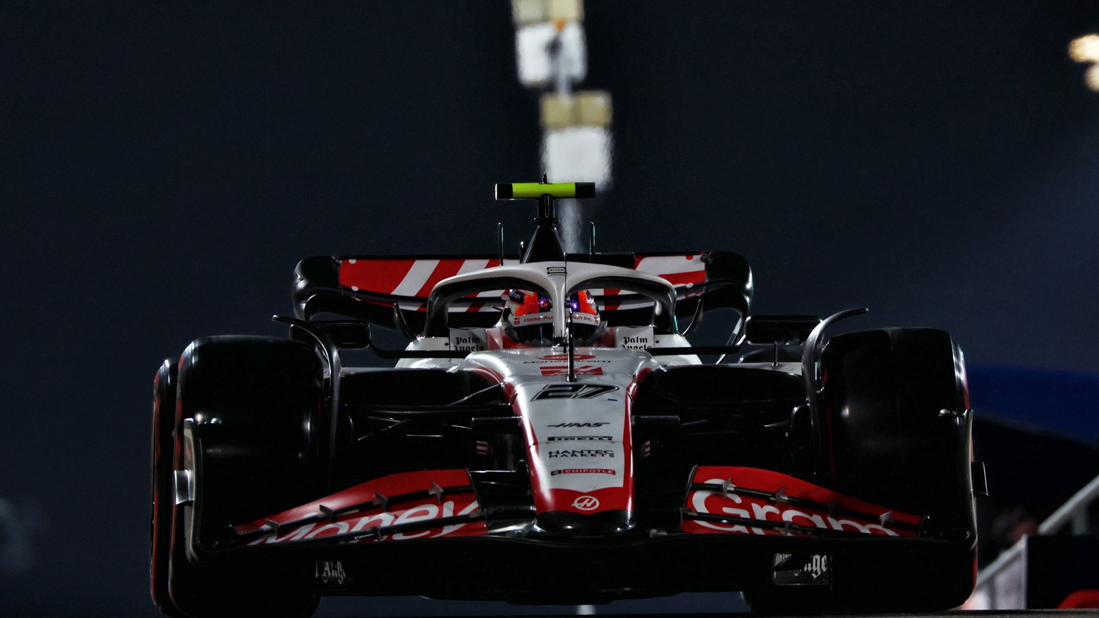 Nico Hulkenberg (GER) Haas VF-23 leaves the pits. Formula 1 World Championship, Rd 23, Abu Dhabi Grand Prix, Yas Marina