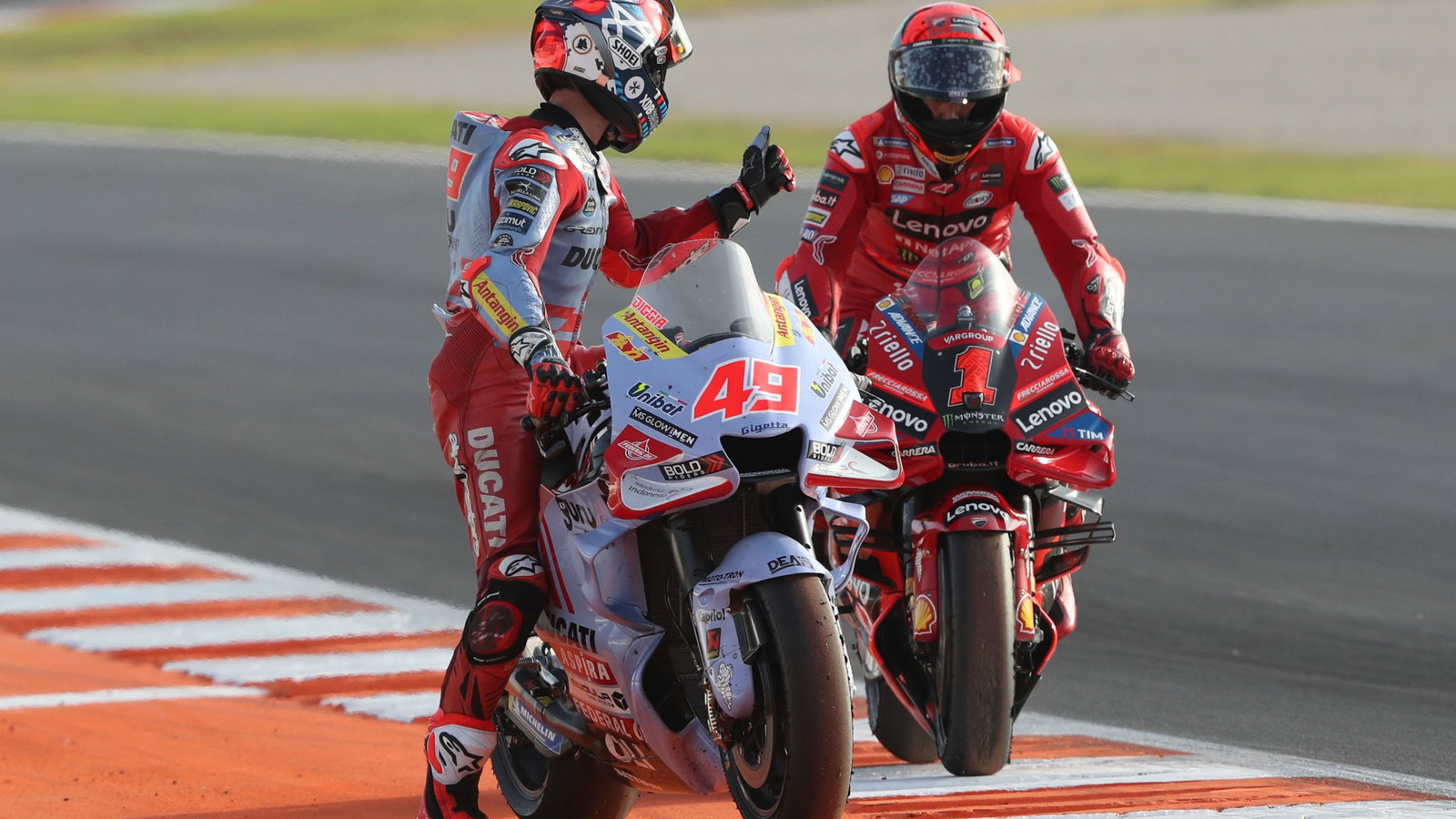 Fabio Di Giannantonio, Francesco Bagnaia, MotoGP race, Valencia MotoGP, 26 November