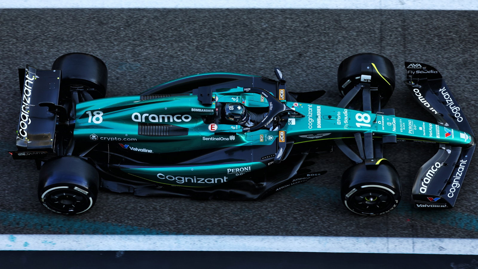 Lance Stroll (CDN) Aston Martin F1 Team AMR23. Formula 1 Testing, Yas Marina Circuit, Abu Dhabi, Tuesday.
-