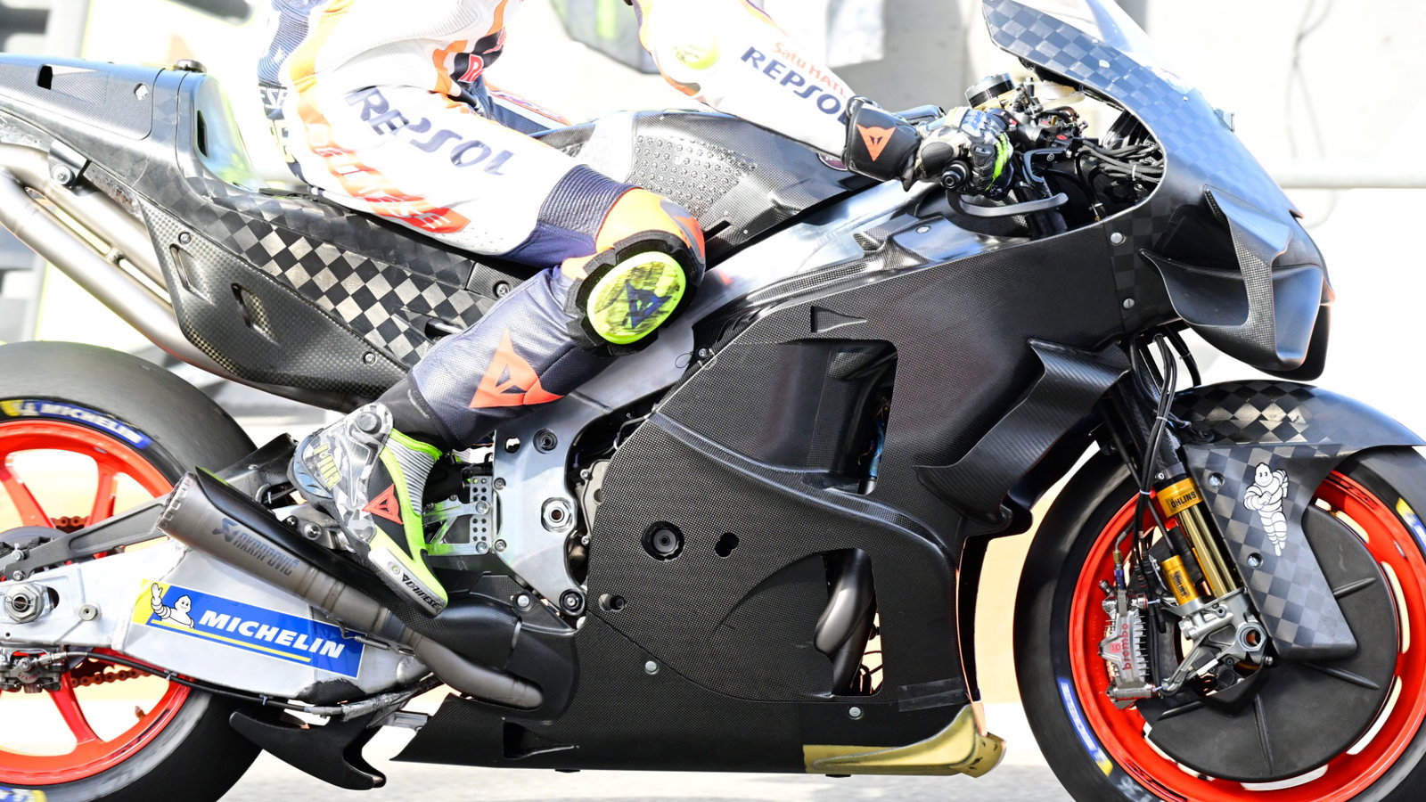 Joan Mir on the 2024 prototype