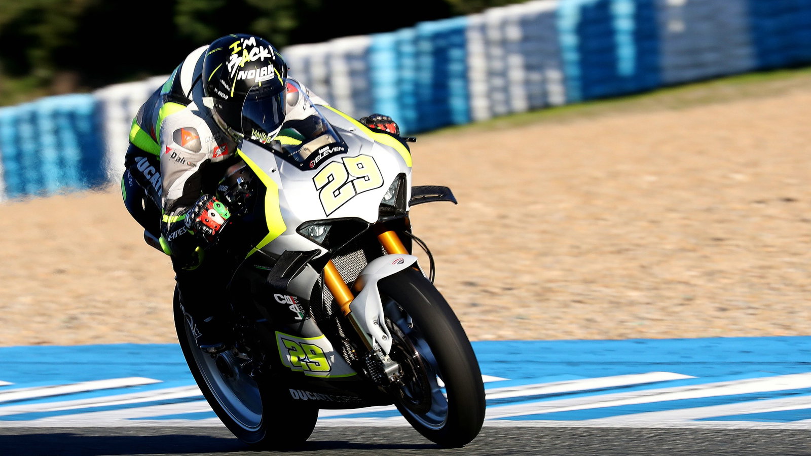 Andrea Iannone, Jerez WorldSBK test, 24 January