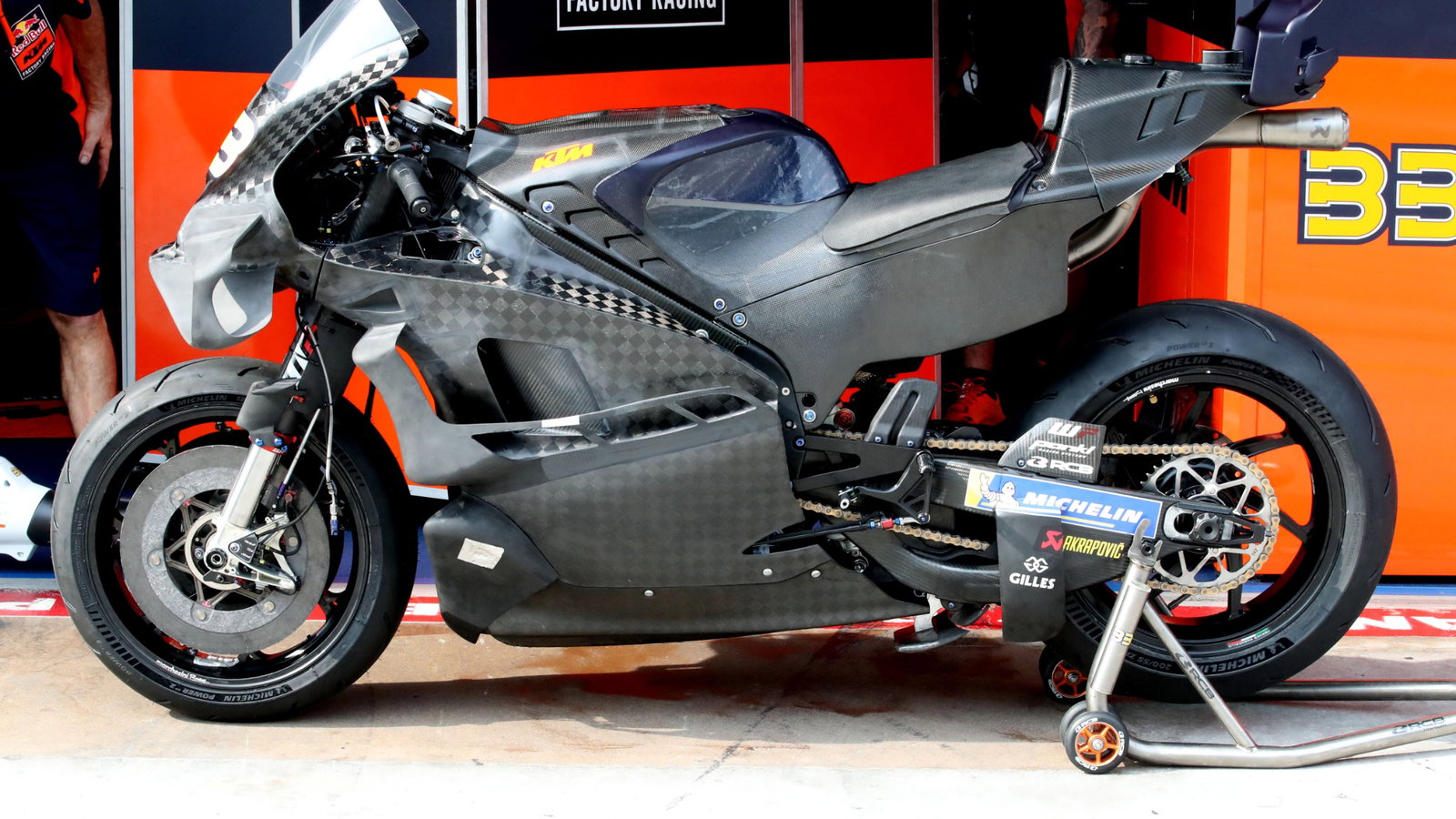 Brad Binder's KTM, Sepang MotoGP test, 7 February