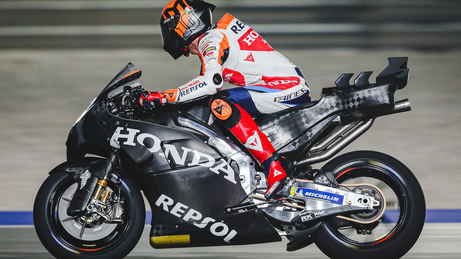 Luca Marini Qatar MotoGP test, 19 February