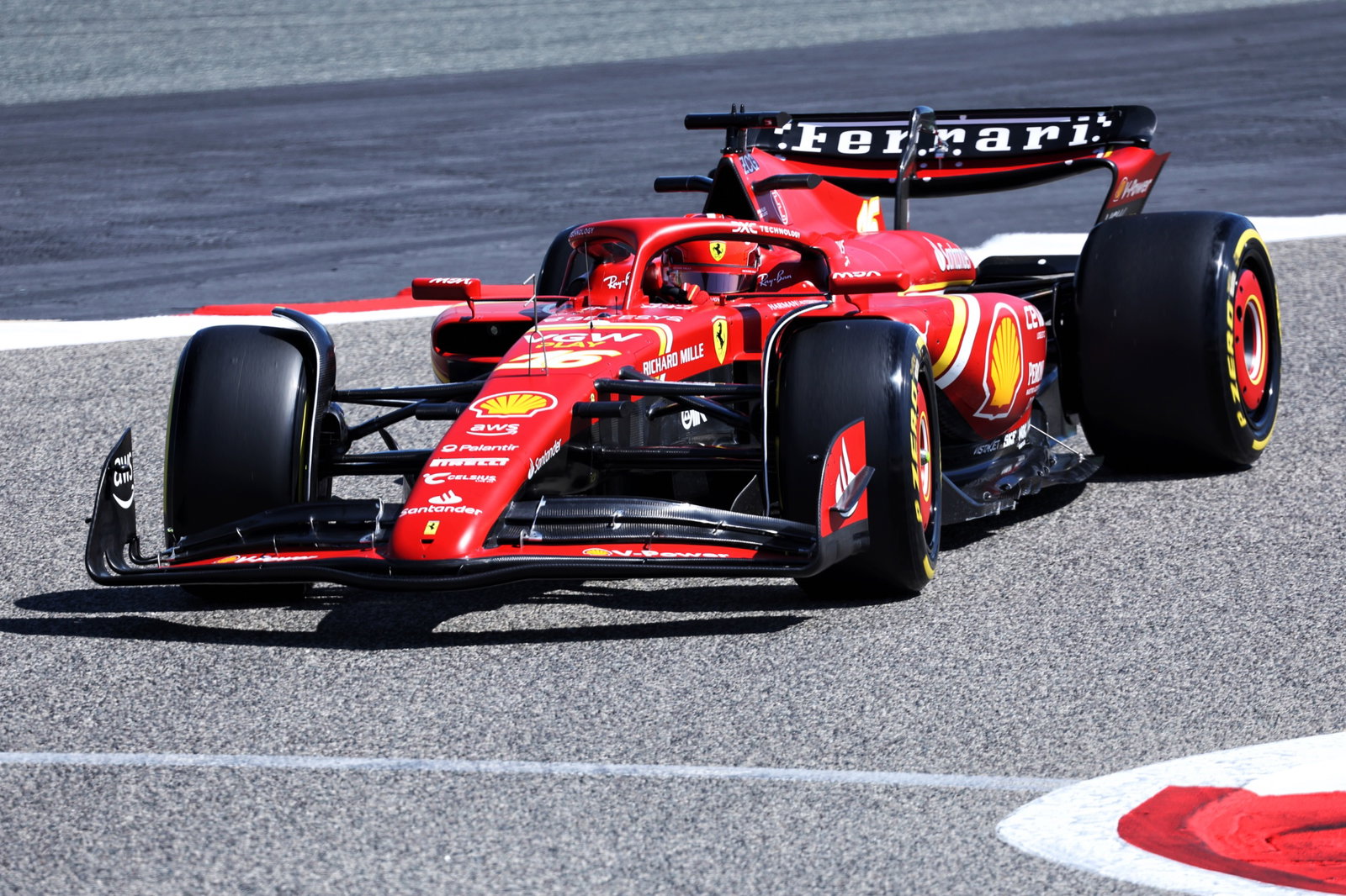 Charles Leclerc (MON) Ferrari SF-24. Formula 1 Testing, Sakhir, Bahrain, Day One.- www.xpbimages.com, EMail: