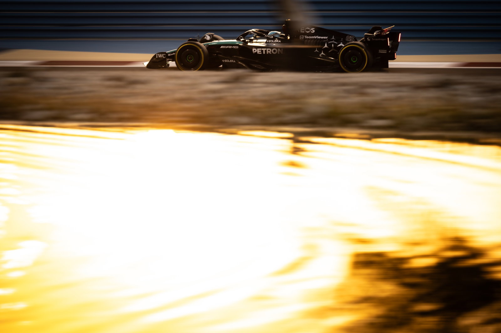George Russell (GBR) Mercedes AMG F1 W15. Formula 1 Testing, Sakhir, Bahrain, Day Three.- www.xpbimages.com, EMail: