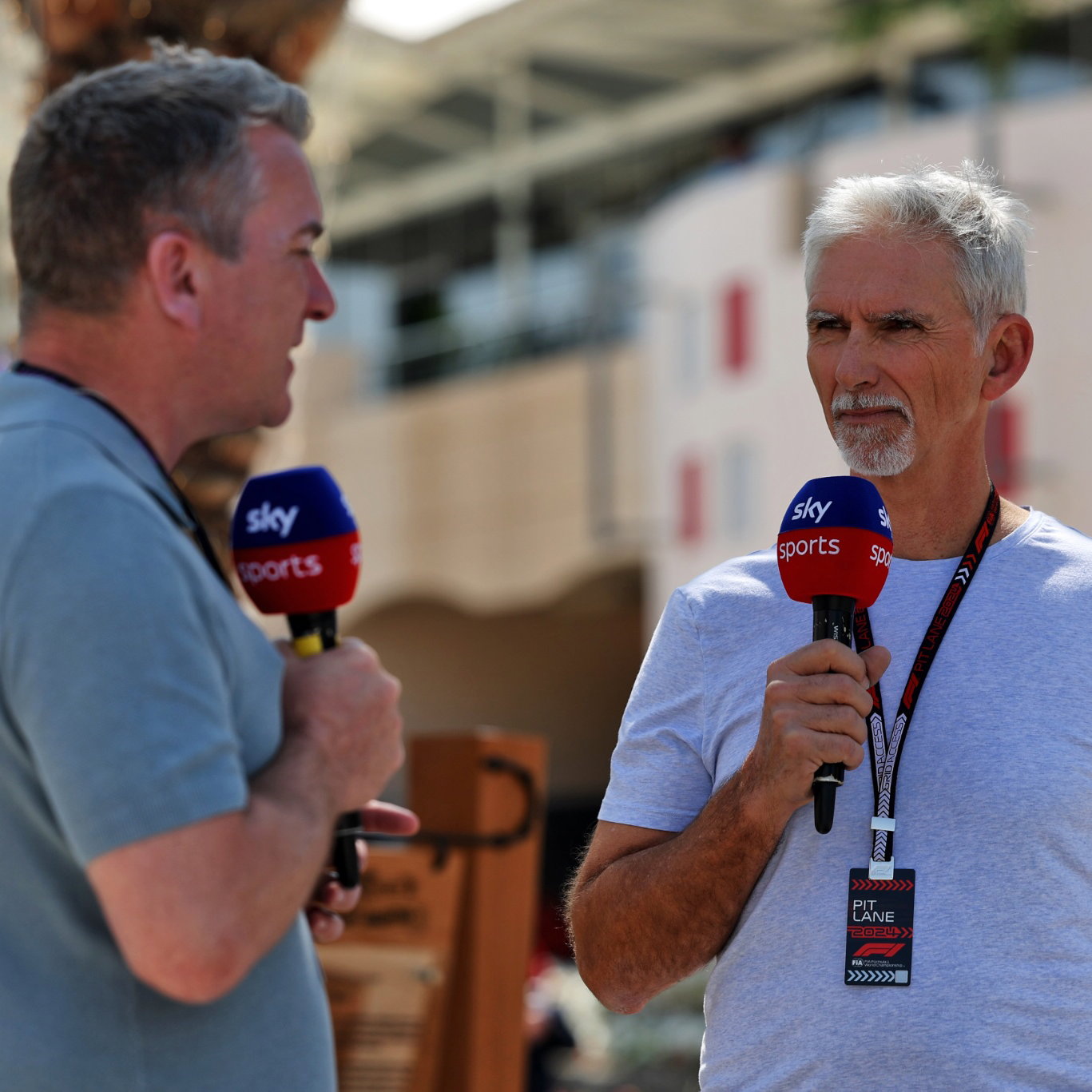 Damon Hill (GBR) Sky Sports Presenter. Formula 1 World Championship, Rd 1, Bahrain Grand Prix, Sakhir, Bahrain,