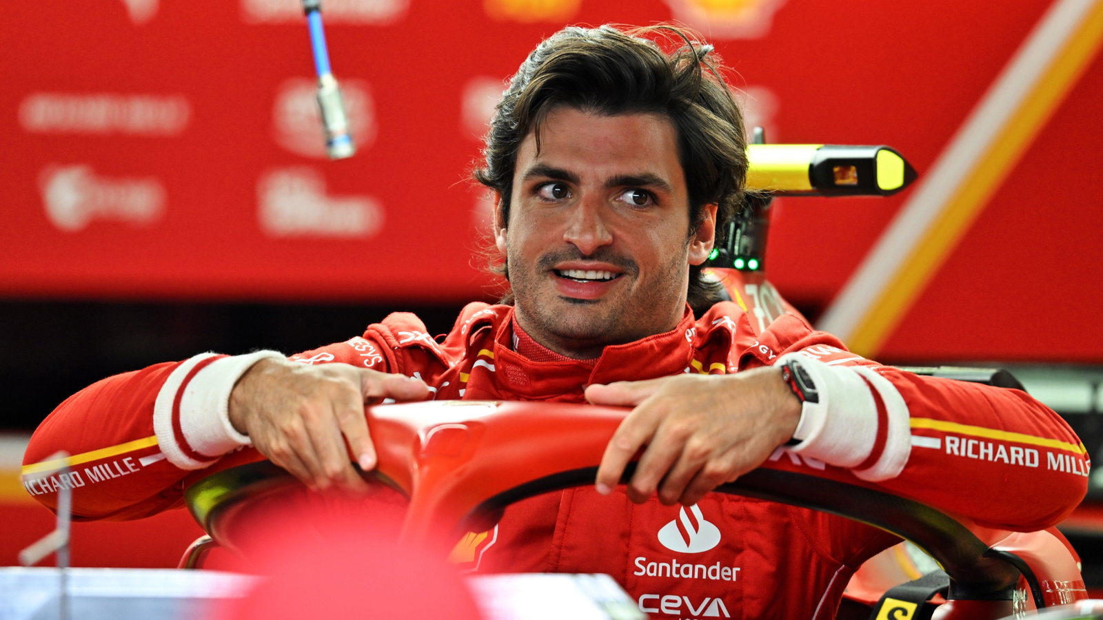 Carlos Sainz Jr (ESP) Ferrari SF-24. Formula 1 World Championship, Rd 1, Bahrain Grand Prix, Sakhir, Bahrain, Preparation