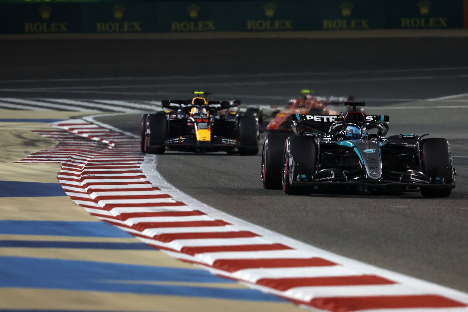 George Russell (GBR) Mercedes AMG F1 W15. Formula 1 World Championship, Rd 1, Bahrain Grand Prix, Sakhir, Bahrain, Race