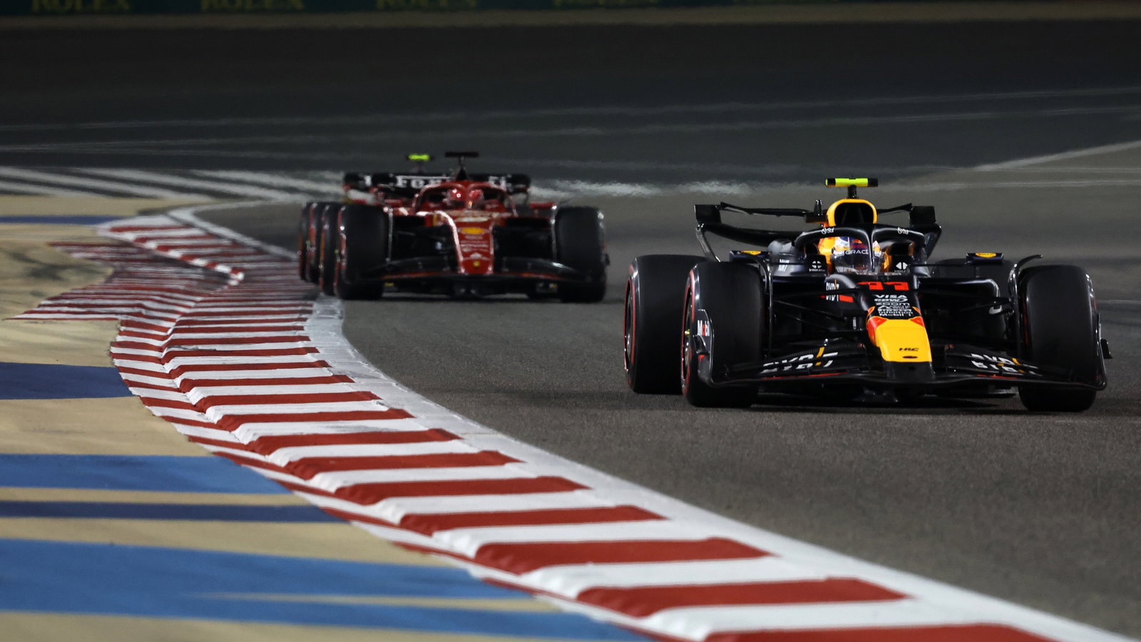 Sergio Perez (MEX) Red Bull Racing RB20. Formula 1 World Championship, Rd 1, Bahrain Grand Prix, Sakhir, Bahrain, Race