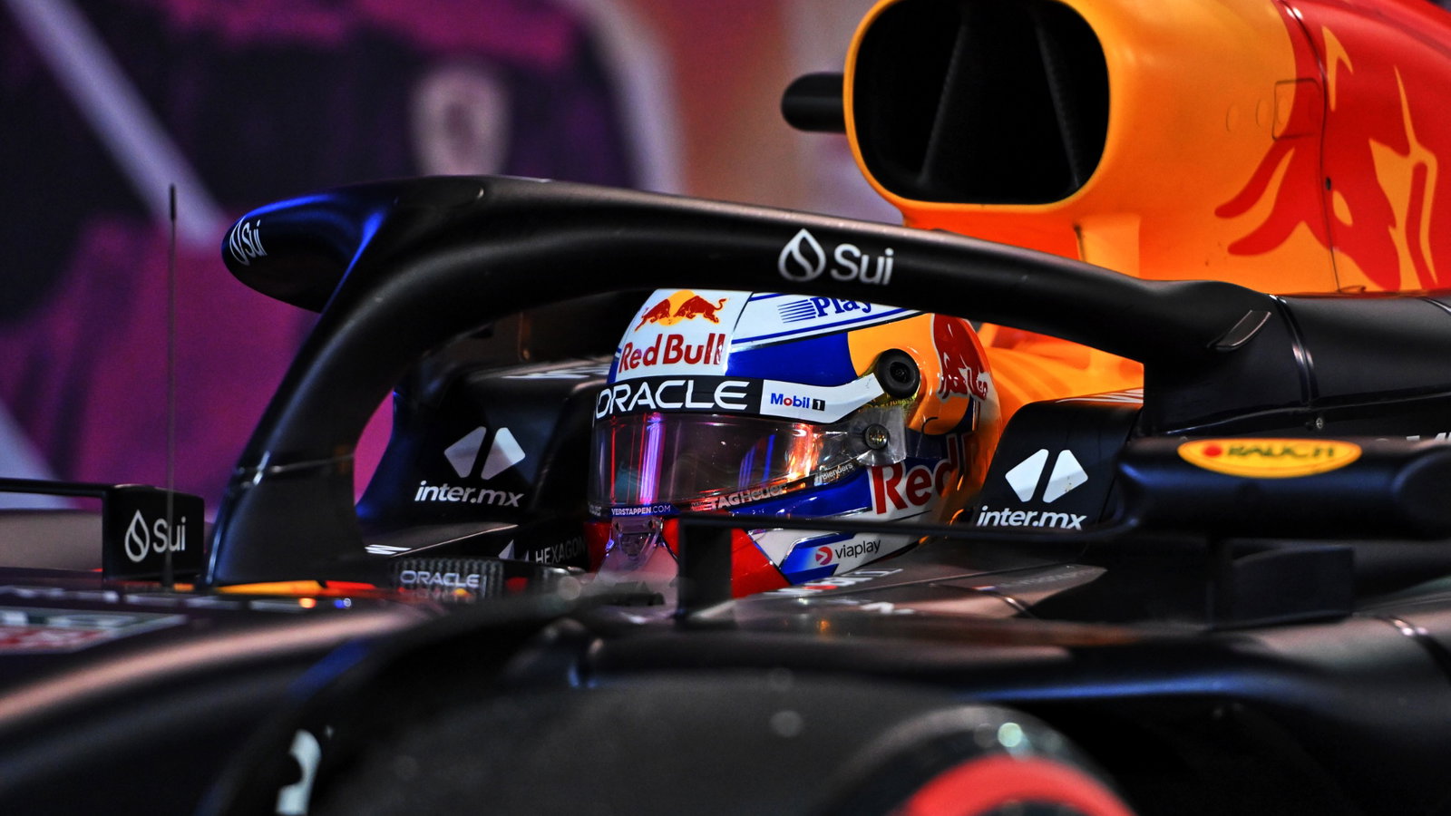 Race winner Max Verstappen (NLD) Red Bull Racing RB20 in parc ferme. Formula 1 World Championship, Rd 1, Bahrain Grand