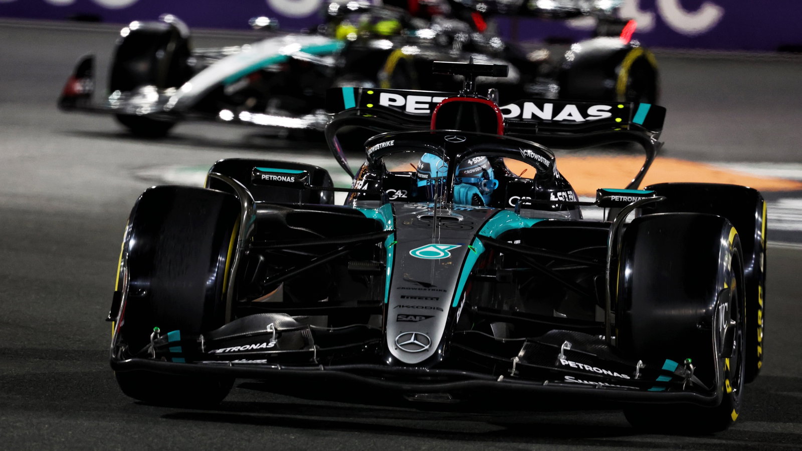 George Russell (GBR) Mercedes AMG F1 W15. Formula 1 World Championship, Rd 2, Saudi Arabian Grand Prix, Jeddah, Saudi