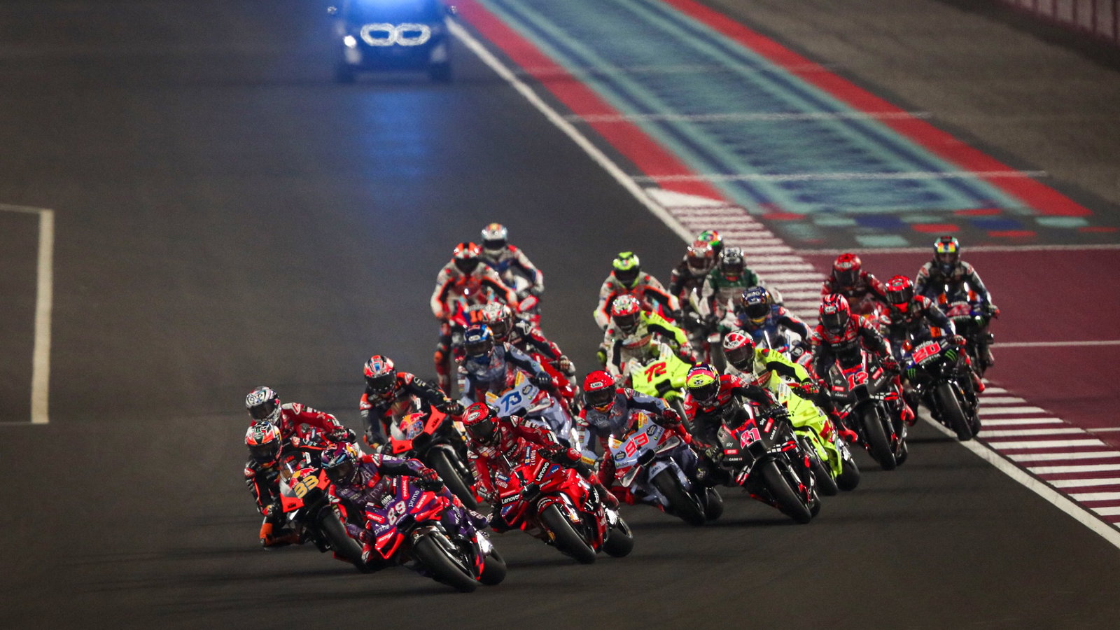 Race start, MotoGP race, Qatar MotoGP, 10 March