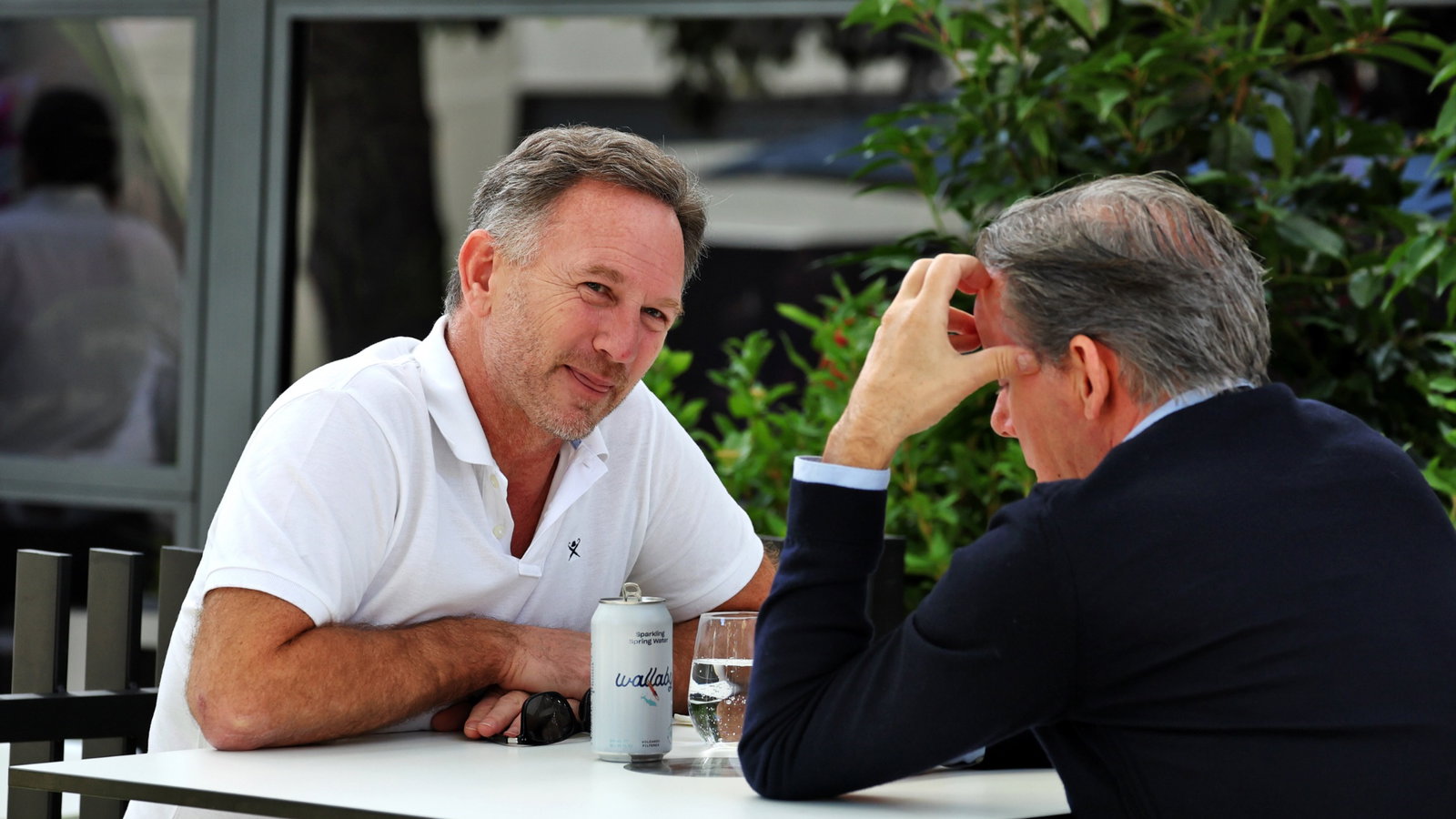 (L to R): Christian Horner (GBR) Red Bull Racing Team Principal with Raymond Vermeulen (NLD) Driver Manager. Formula 1