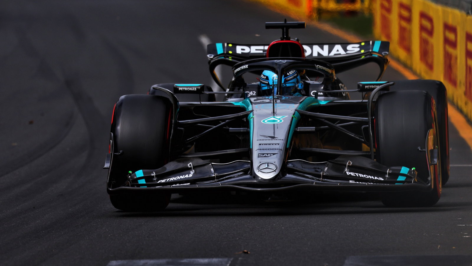 George Russell (GBR) Mercedes AMG F1 W15. Formula 1 World Championship, Rd 3, Australian Grand Prix, Albert Park,