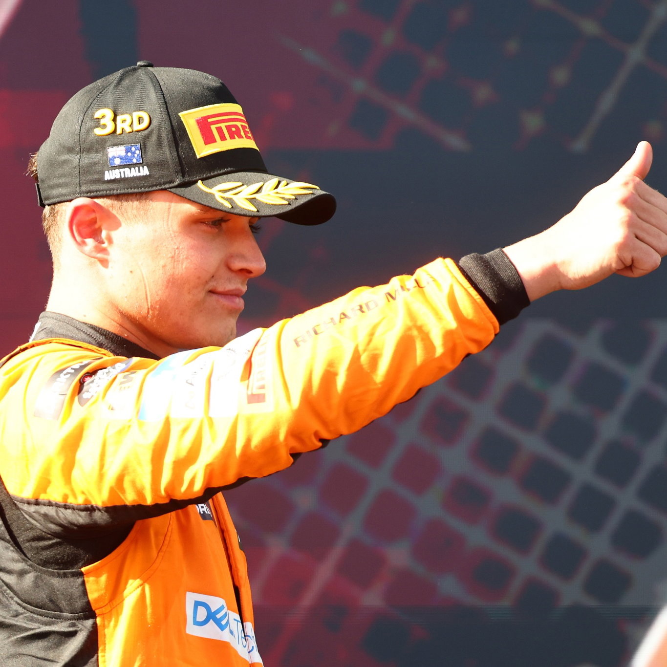 3rd place Lando Norris (GBR) McLaren. Formula 1 World Championship, Rd 3, Australian Grand Prix, Albert Park, Melbourne,