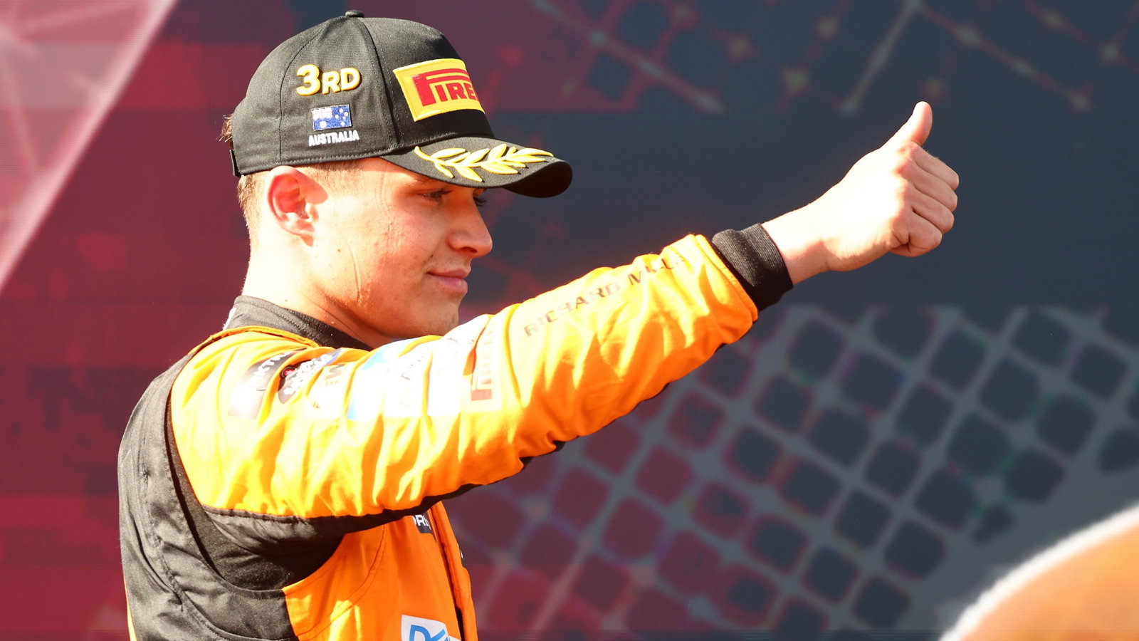 3rd place Lando Norris (GBR) McLaren. Formula 1 World Championship, Rd 3, Australian Grand Prix, Albert Park, Melbourne,