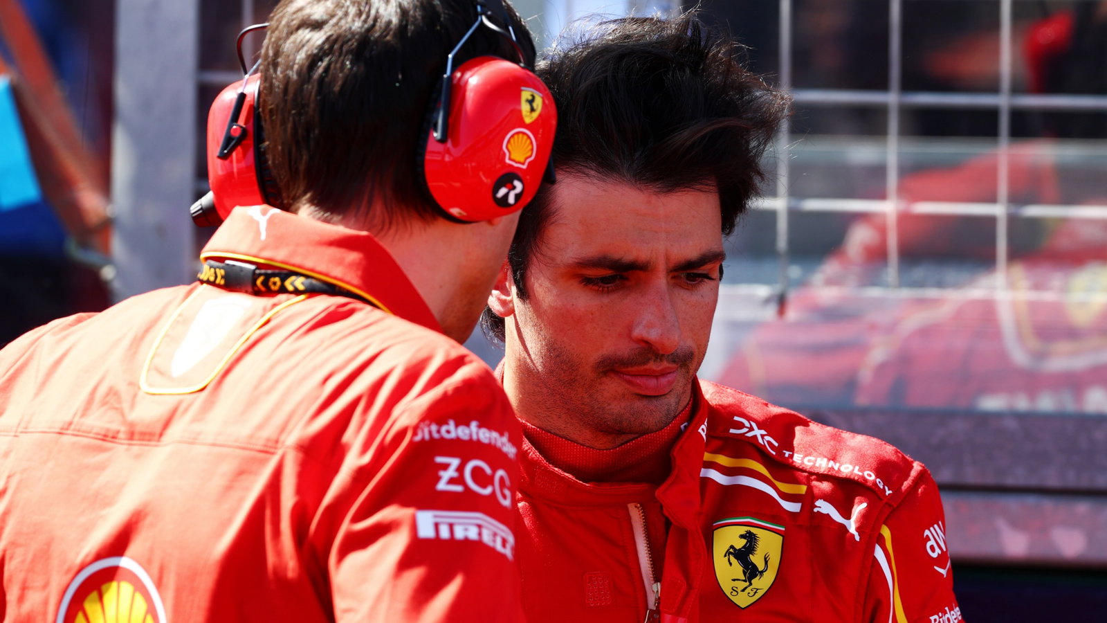 Carlos Sainz Jr (ESP) Ferrari on the grid. Formula 1 World Championship, Rd 3, Australian Grand Prix, Albert Park,
