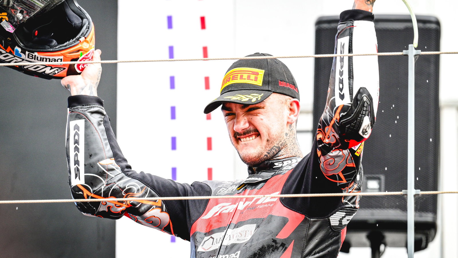 Aron Canet, Moto2 race, Portuguese MotoGP, 24 March