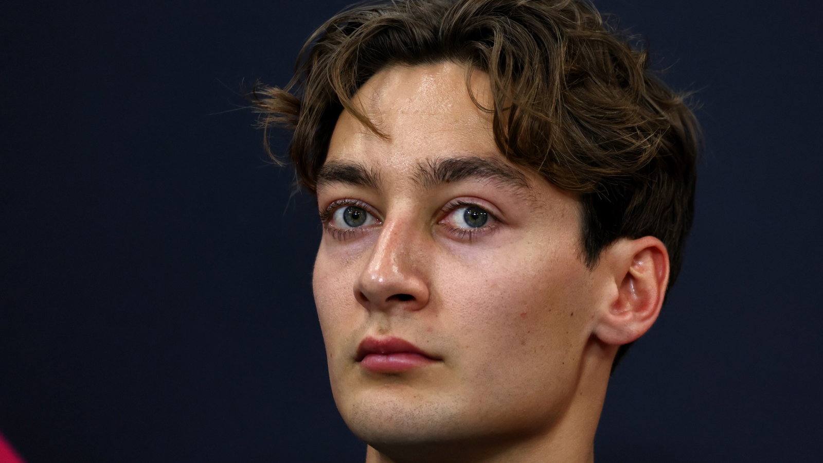 George Russell (GBR) Mercedes AMG F1 in the FIA Press Conference. Formula 1 World Championship, Rd 4, Japanese Grand Prix,