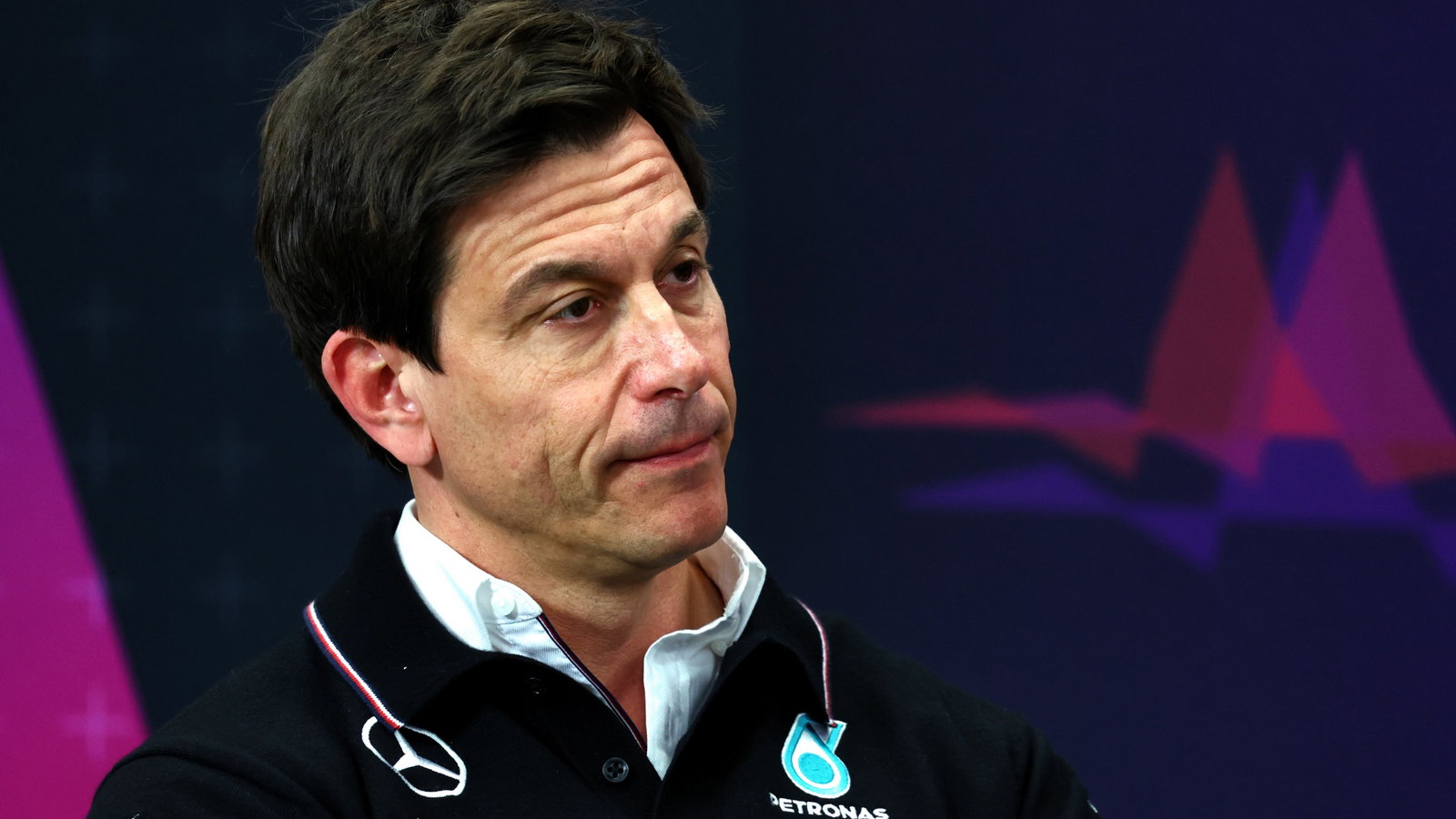 Toto Wolff (GER) Mercedes AMG F1 Shareholder and Executive Director in the FIA Press Conference. Formula 1 World