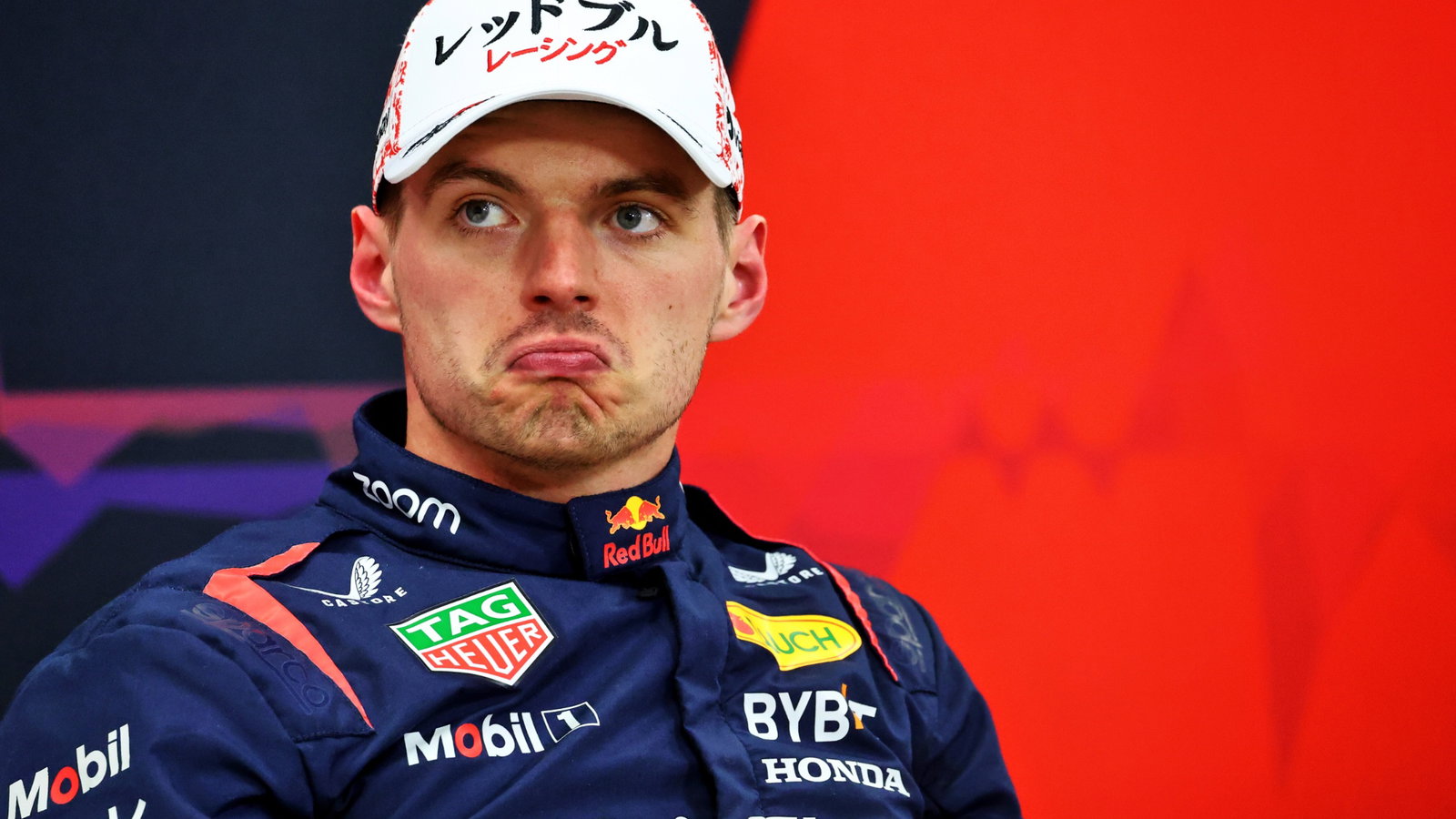 Max Verstappen (NLD) Red Bull Racing in the post qualifying FIA Press Conference. Formula 1 World Championship, Rd 4,