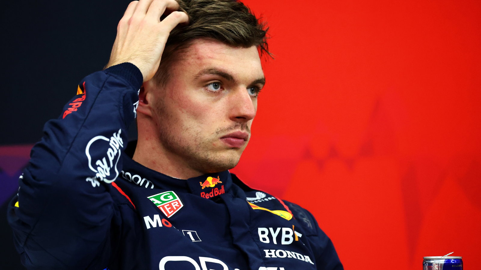 Max Verstappen (NLD) Red Bull Racing in the post qualifying FIA Press Conference. Formula 1 World Championship, Rd 4,