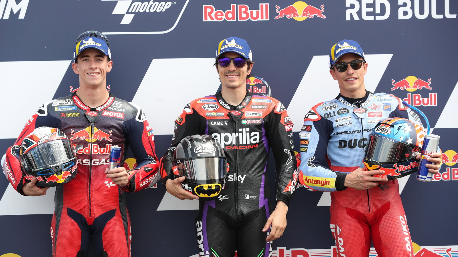 Pedro Acosta, Maverick Vinales, Marc Marquez, MotoGP, Grand Prix Of The Americas, 13 April