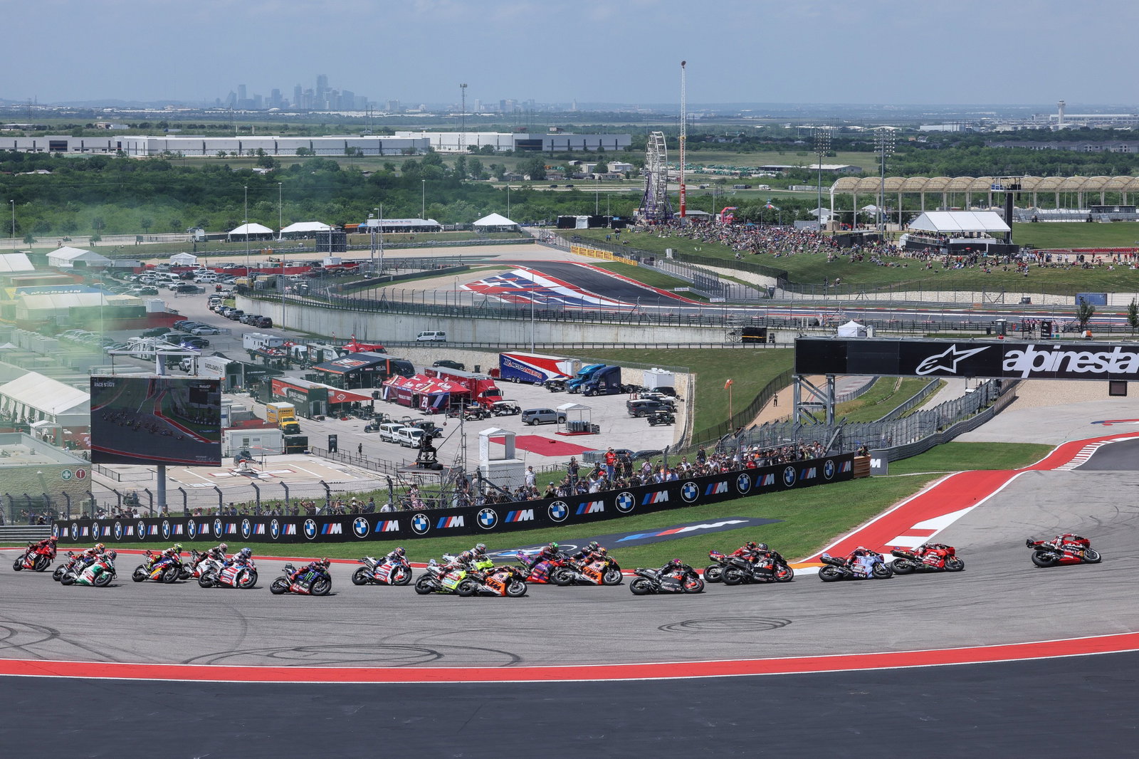 Pedro Acosta leads start, MotoGP Race, Grand Prix Of The Americas, 14 April