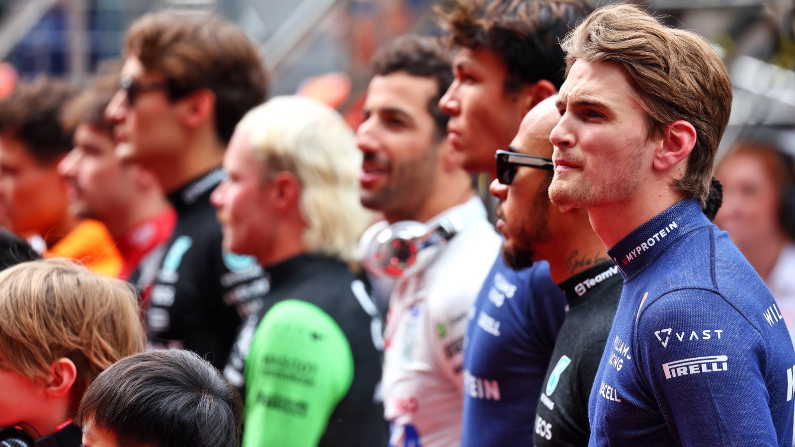 Logan Sargeant (USA) Williams Racing on the grid. Formula 1 World Championship, Rd 5, Chinese Grand Prix, Shanghai, China,