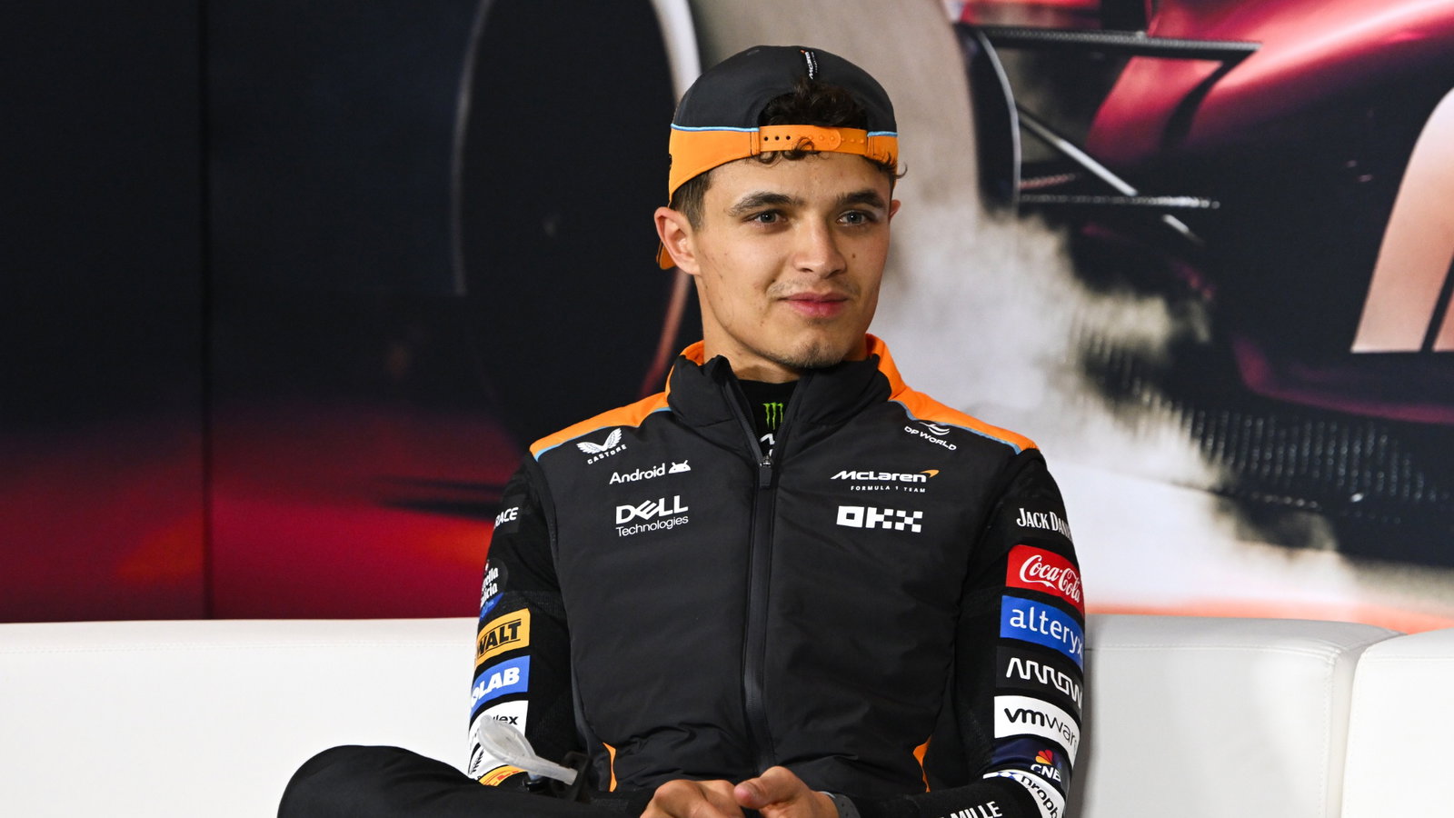 Lando Norris (GBR) McLaren in the post race FIA Press Conference. Formula 1 World Championship, Rd 5, Chinese Grand Prix,