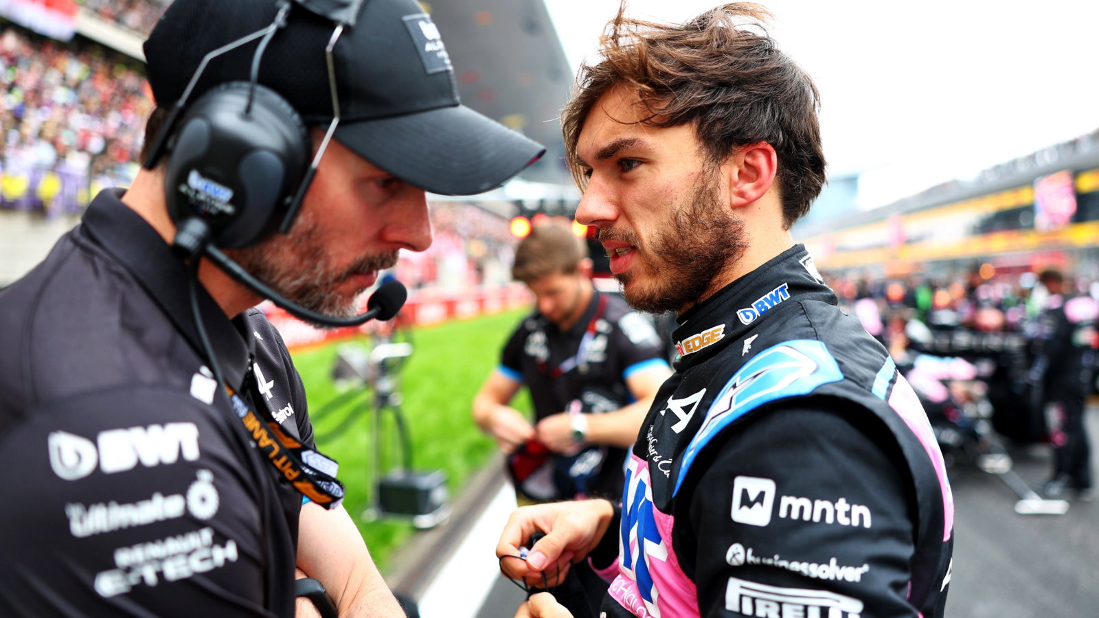 Pierre Gasly (FRA) Alpine F1 Team on the grid. Formula 1 World Championship, Rd 5, Chinese Grand Prix, Shanghai, China,