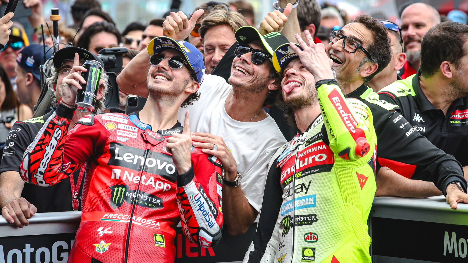 Francesco Bagnaia, Valentino Rossi, Marco Bezzecchi, MotoGP race, Spanish MotoGP, 28 April