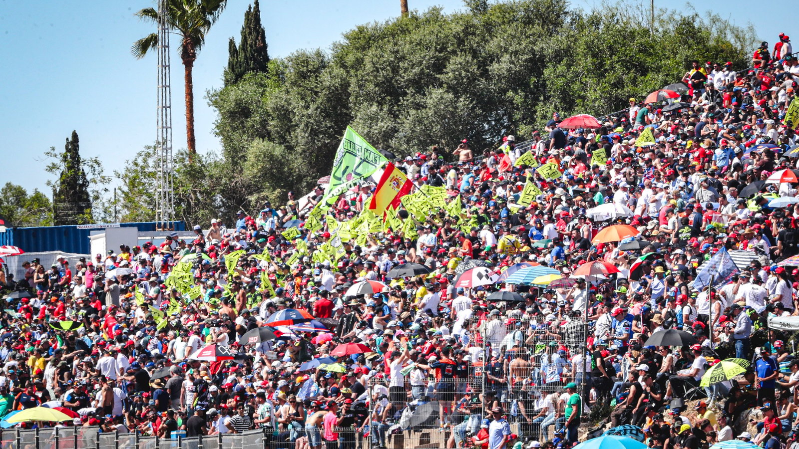 Fans, Moto3 race, Spanish MotoGP, 28 April