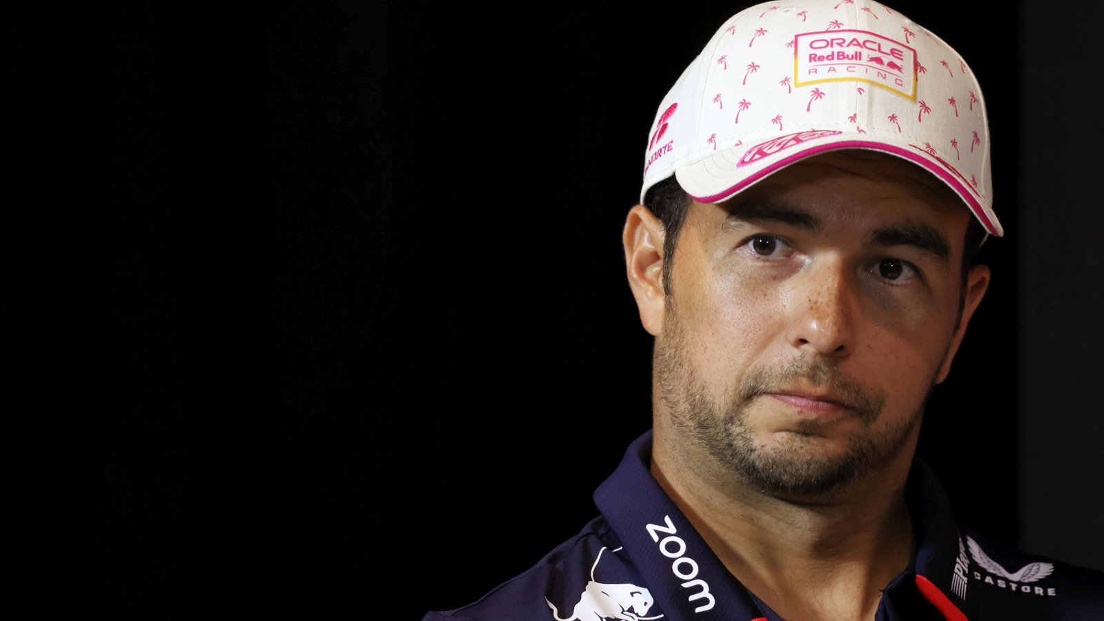 Sergio Perez (MEX) Red Bull Racing in the FIA Press Conference. Formula 1 World Championship, Rd 6, Miami Grand Prix,