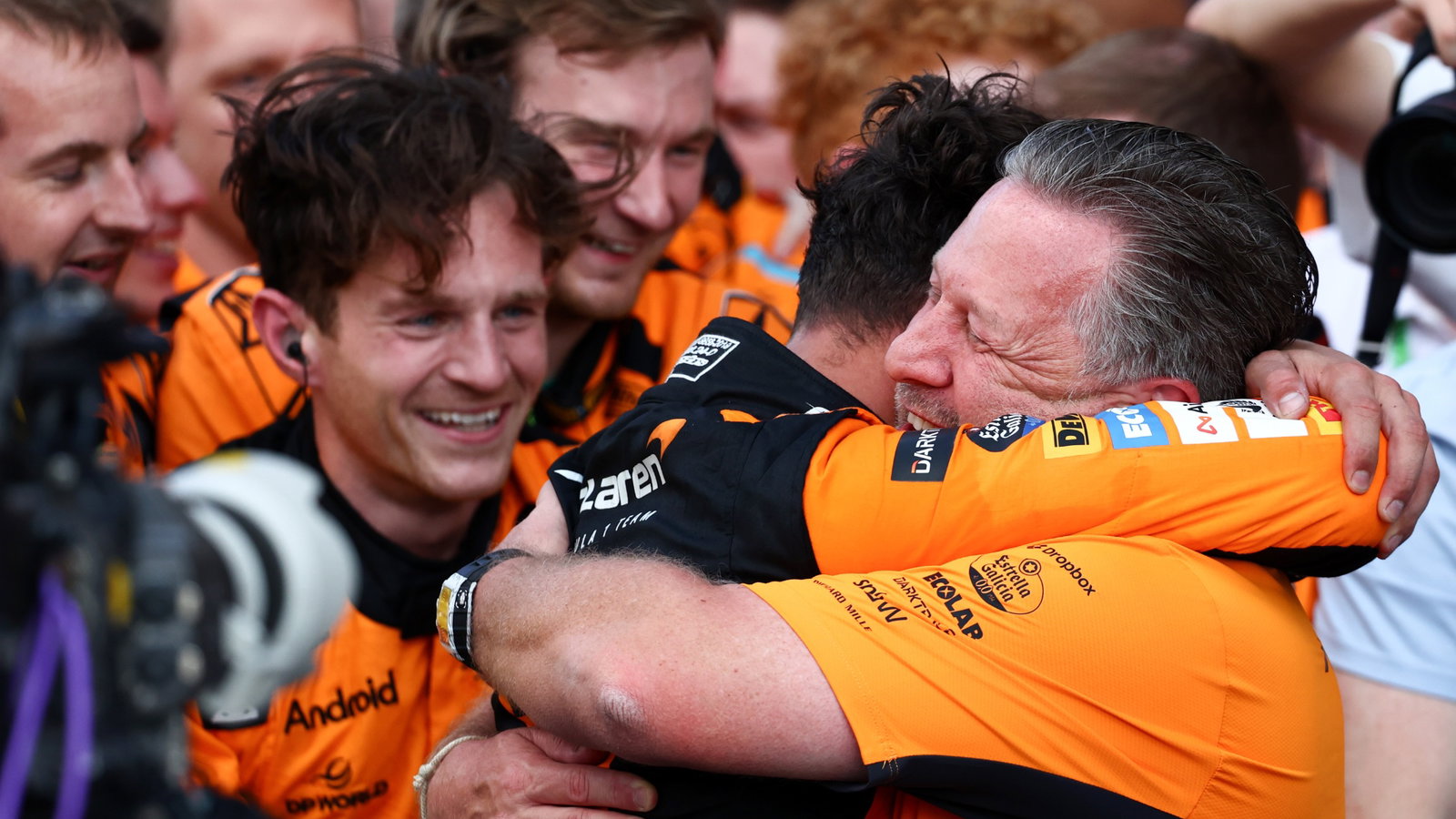 Zak Brown (USA), McLaren F1 Team Executive Director Lando Norris (GBR), McLaren F1 Team Formula 1 World Championship, Rd