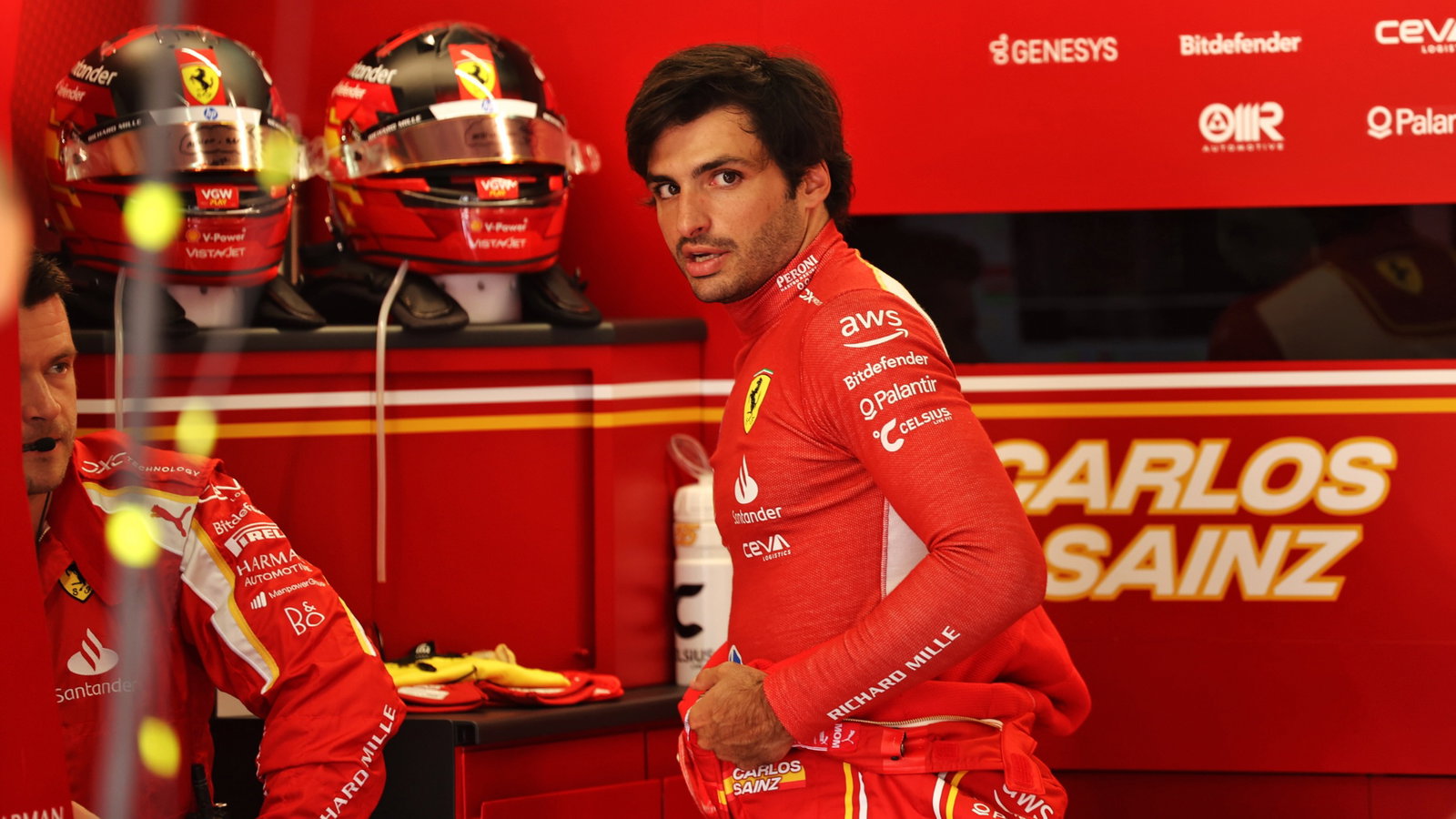 Carlos Sainz Jr (ESP) Ferrari. Formula 1 World Championship, Rd 7, Emilia Romagna Grand Prix, Imola, Italy, Race Day. -