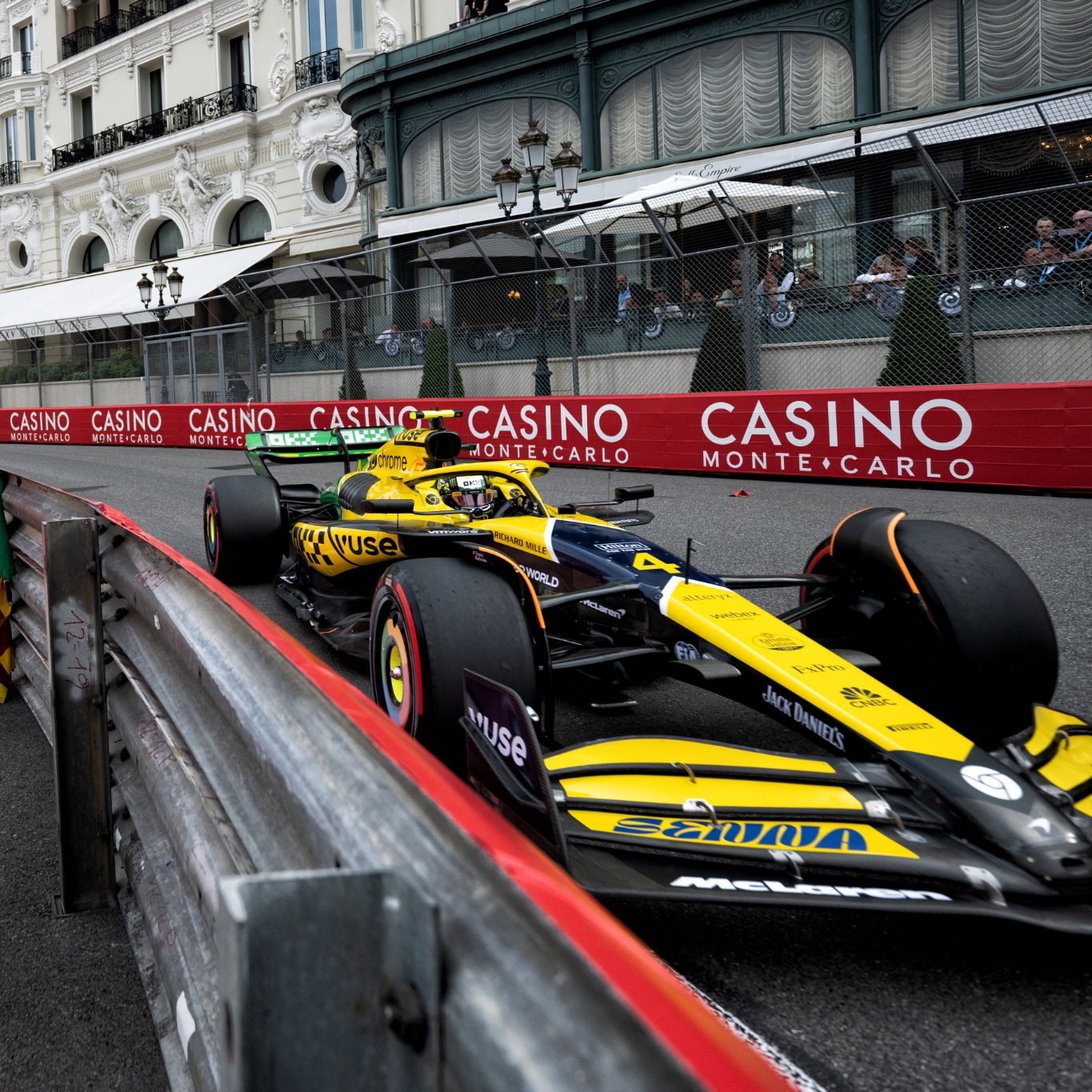 Lando Norris (GBR) McLaren MCL38. Formula 1 World Championship, Rd 8, Monaco Grand Prix, Monte Carlo, Monaco, Practice