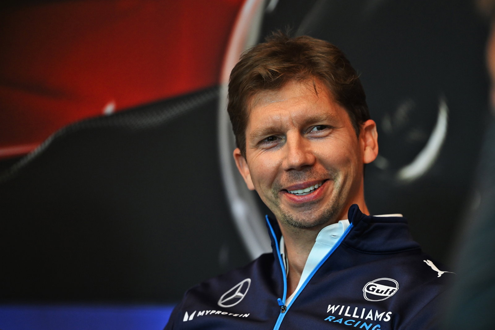 James Vowles (GBR) Williams Racing Team Principal in the FIA Press Conference. Formula 1 World Championship, Rd 9,