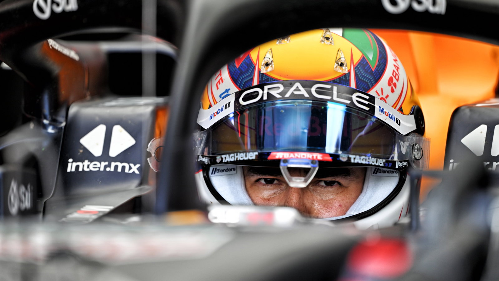 Sergio Perez (MEX) Red Bull Racing RB20 in the pits. Formula 1 World Championship, Rd 9, Canadian Grand Prix, Montreal,