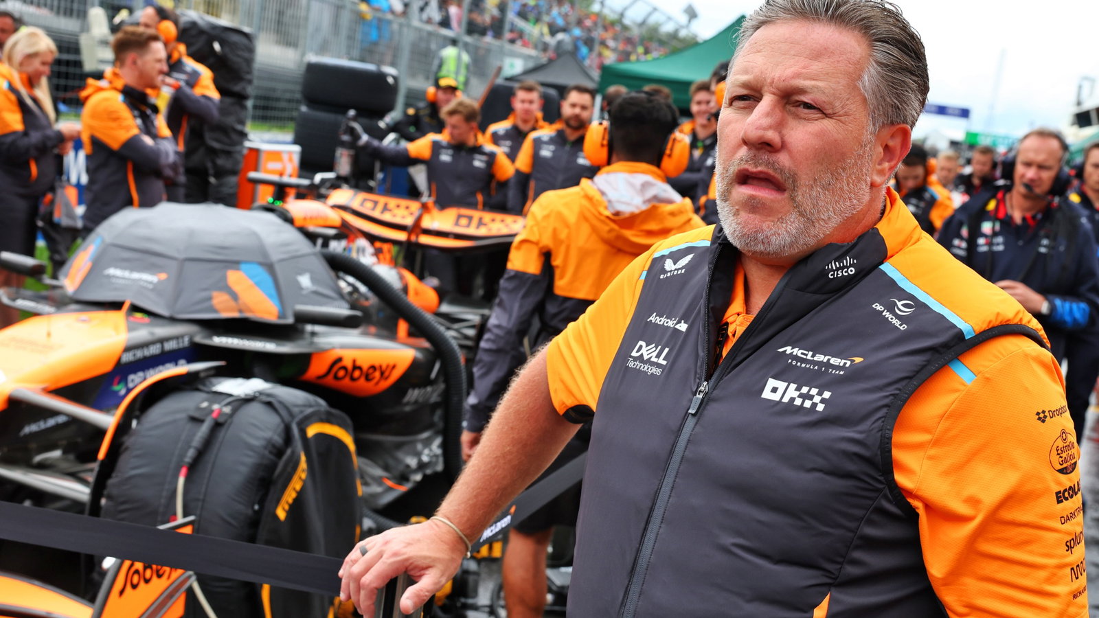 Zak Brown (USA) McLaren Executive Director on the grid. Formula 1 World Championship, Rd 9, Canadian Grand Prix, Montreal,