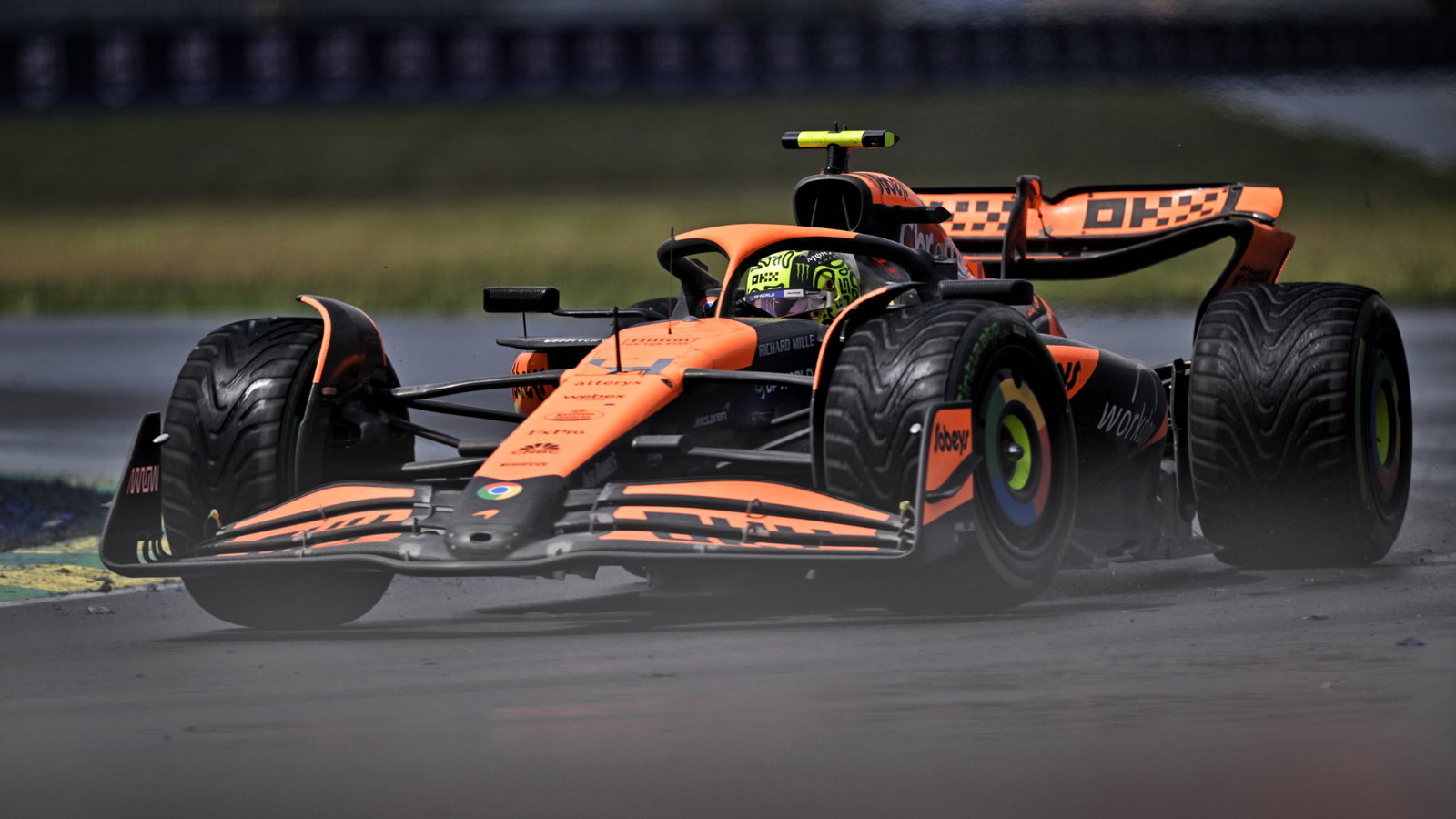 Lando Norris (GBR) McLaren MCL38. Formula 1 World Championship, Rd 9, Canadian Grand Prix, Montreal, Canada, Race Day.-