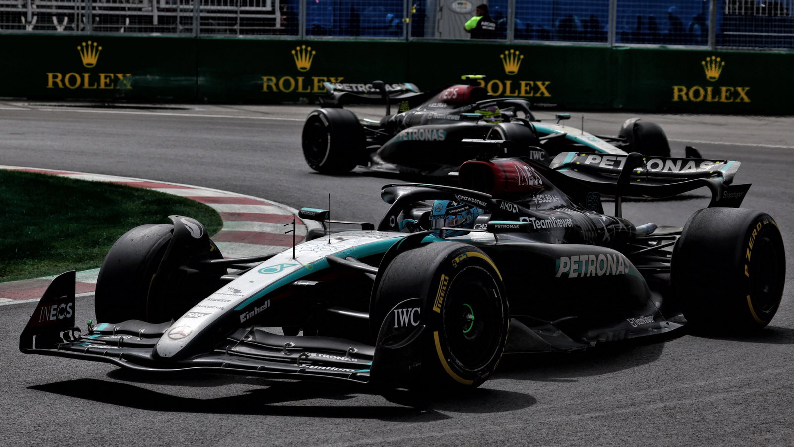 George Russell (GBR) Mercedes AMG F1 W15. Formula 1 World Championship, Rd 9, Canadian Grand Prix, Montreal, Canada, Race