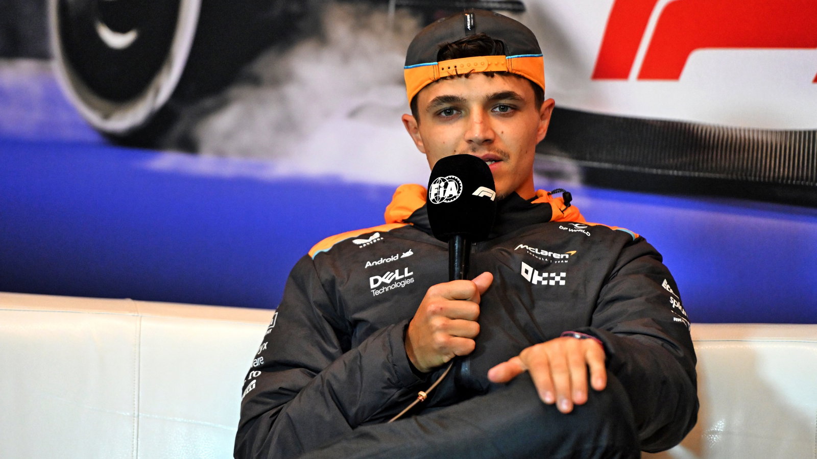 Lando Norris (GBR) McLaren in the post race FIA Press Conference. Formula 1 World Championship, Rd 9, Canadian Grand Prix,