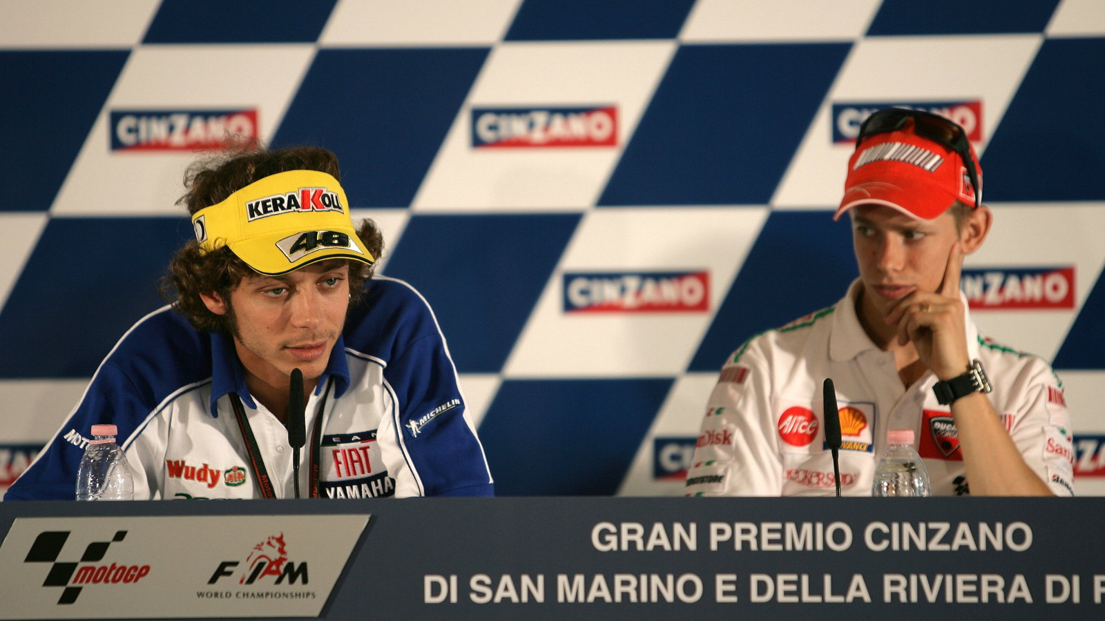 Valentino Rossi and Casey Stoner, MotoGP 2007