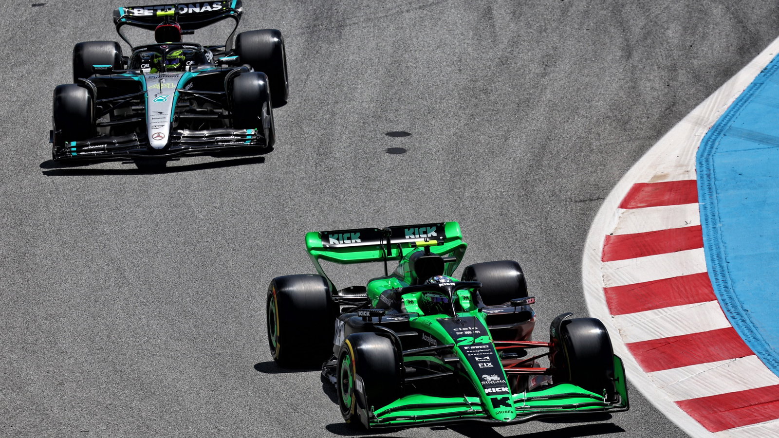 Zhou Guanyu (CHN) Sauber C44. Formula 1 World Championship, Rd 10, Spanish Grand Prix, Barcelona, Spain, Practice Day.-