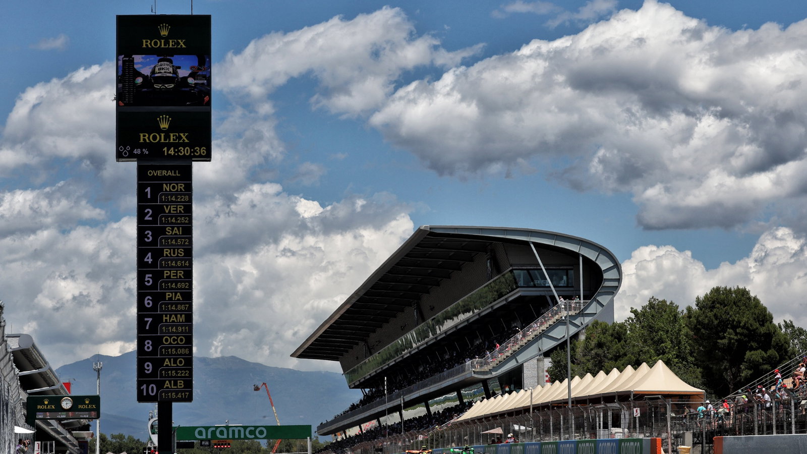 Lando Norris (GBR) McLaren MCL38. Formula 1 World Championship, Rd 10, Spanish Grand Prix, Barcelona, Spain, Practice