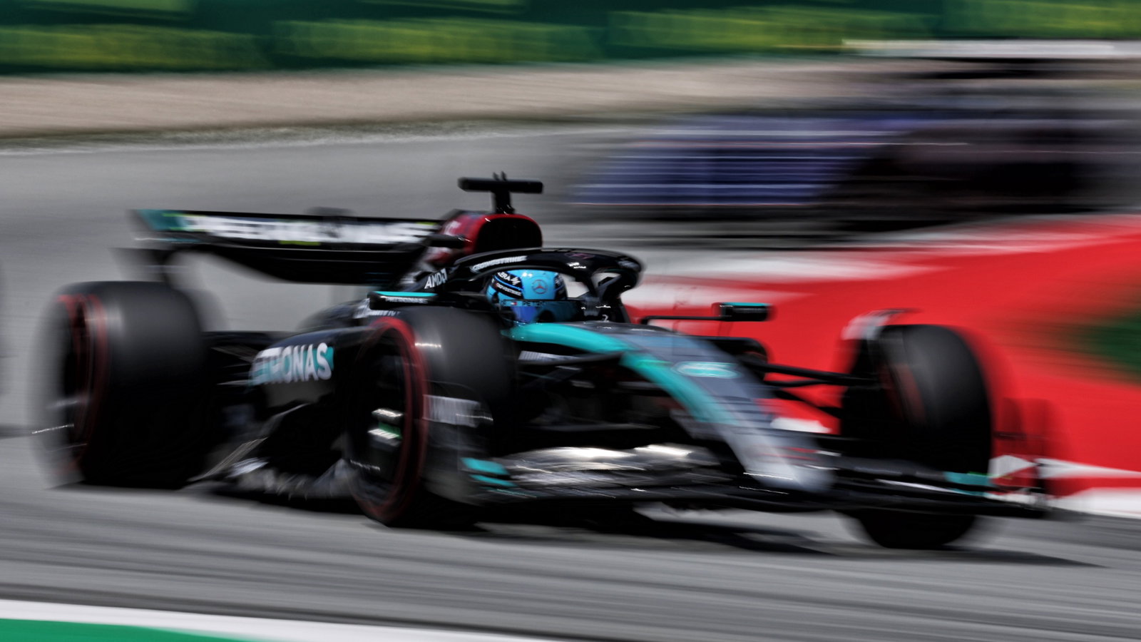George Russell (GBR) Mercedes AMG F1 W15. Formula 1 World Championship, Rd 10, Spanish Grand Prix, Barcelona, Spain,