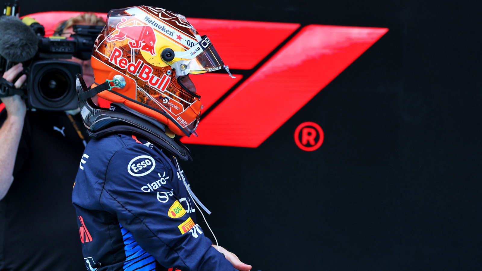 Race winner Max Verstappen (NLD) Red Bull Racing in parc ferme. Formula 1 World Championship, Rd 10, Spanish Grand Prix,