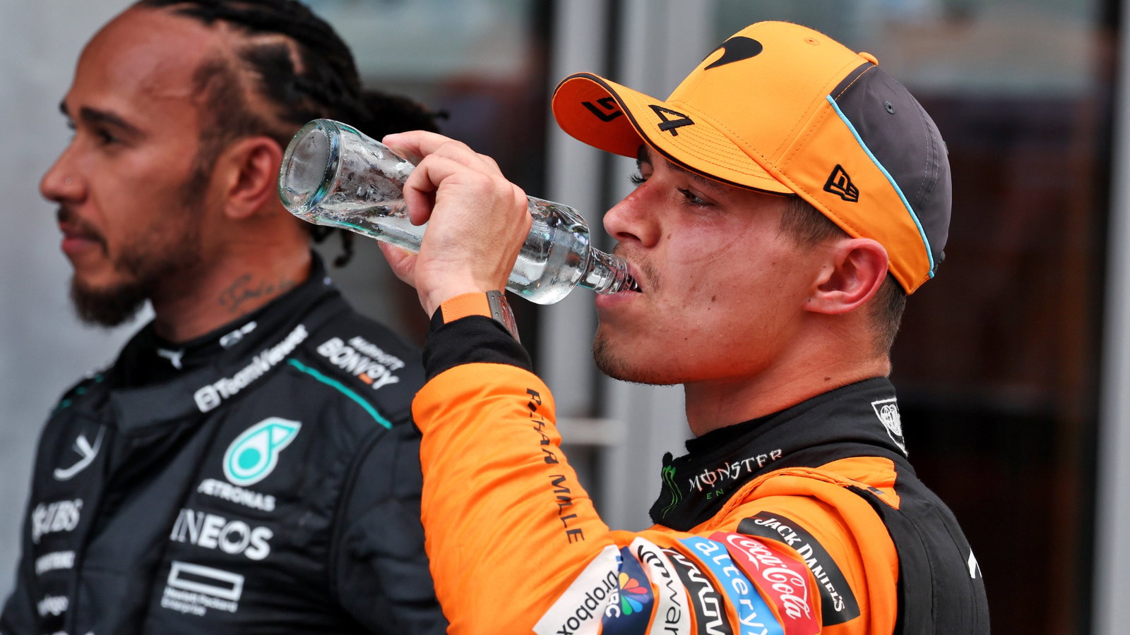 Lando Norris (GBR) McLaren in parc ferme. Formula 1 World Championship, Rd 10, Spanish Grand Prix, Barcelona, Spain, Race